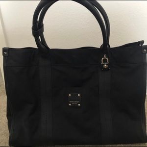 Black Nylon Henri Bendel Tote